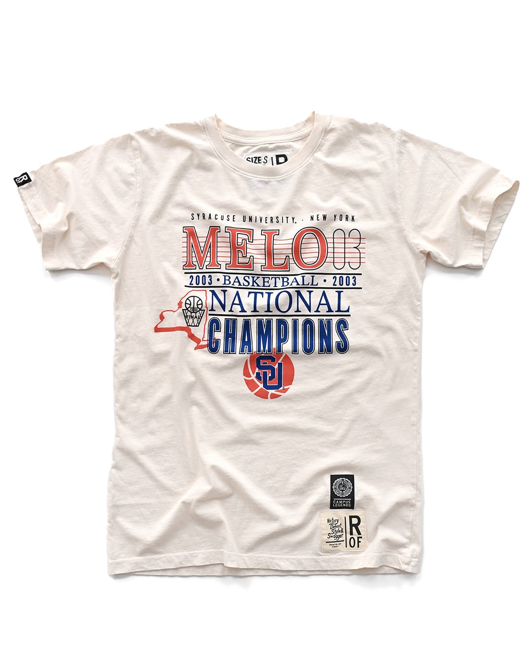 SYR - Carmelo Anthony National Champions White Tee - Roots of Fight Canada
