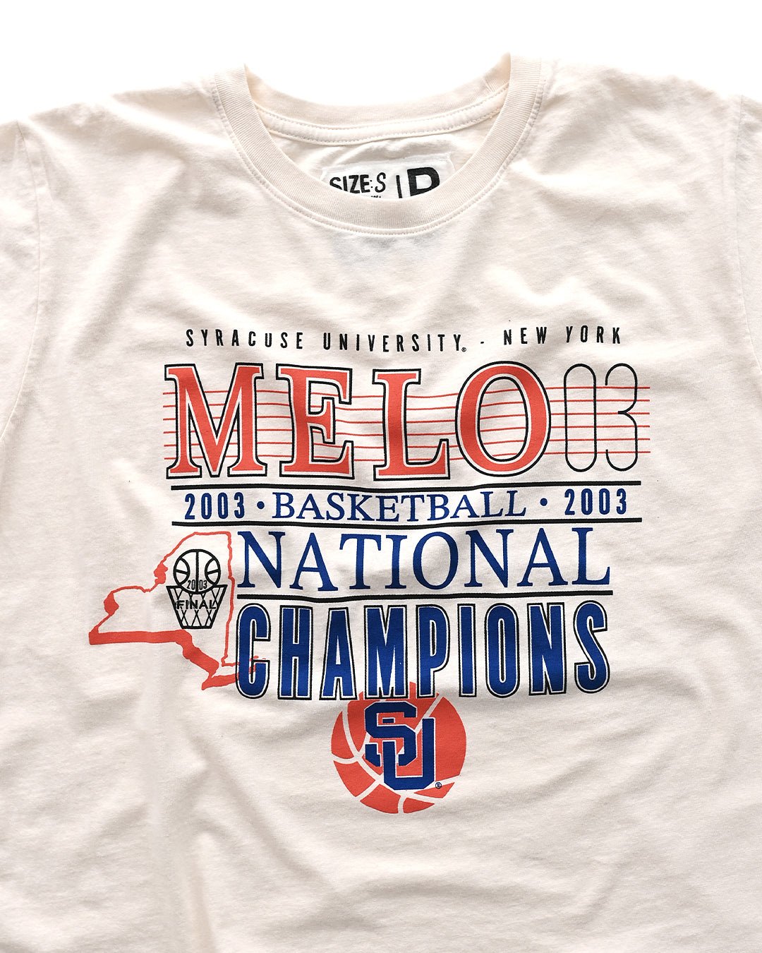 SYR - Carmelo Anthony National Champions White Tee - Roots of Fight Canada