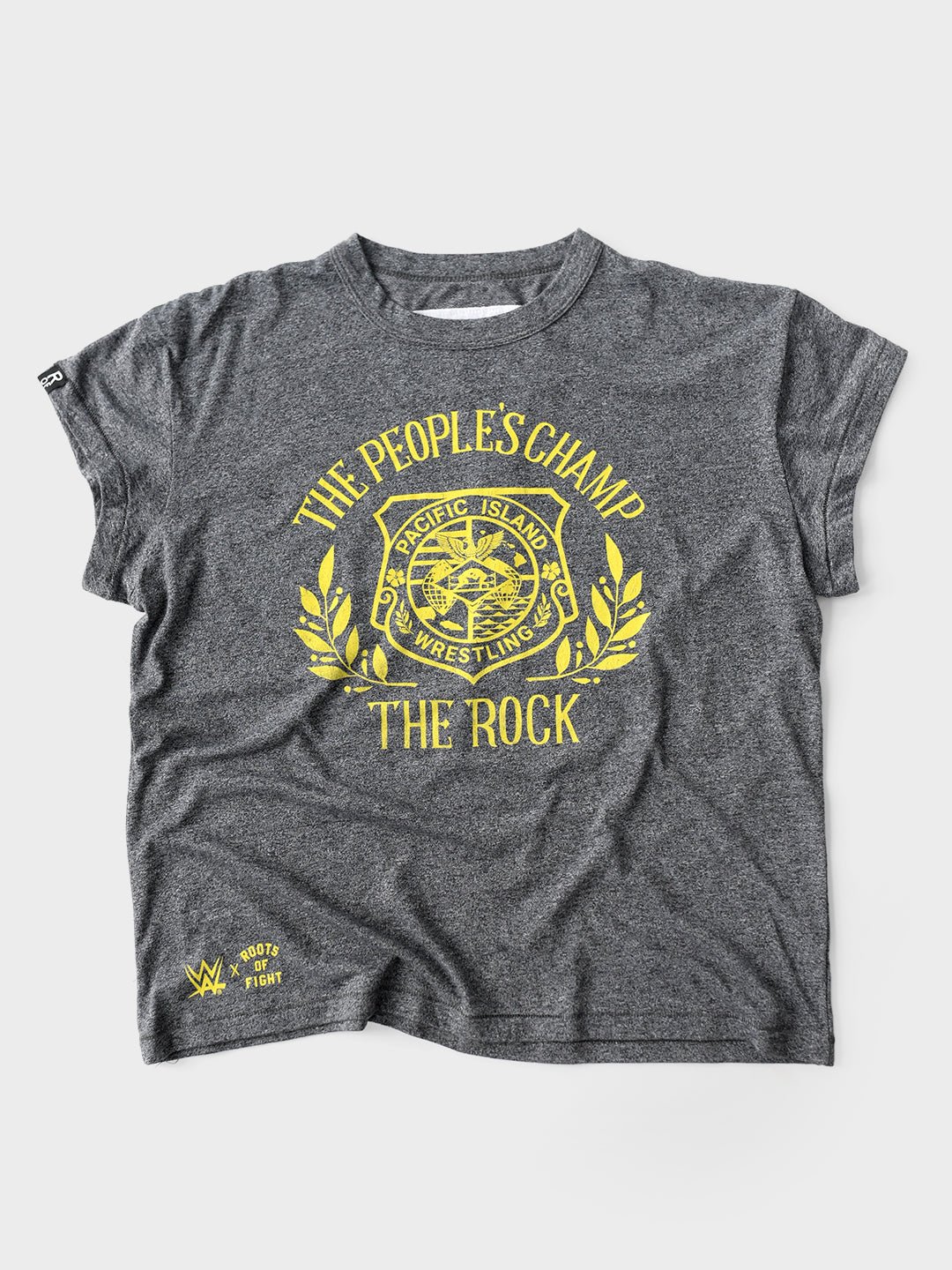 The Rock People's Champ Black Women's Tee - Roots of Fight Canada