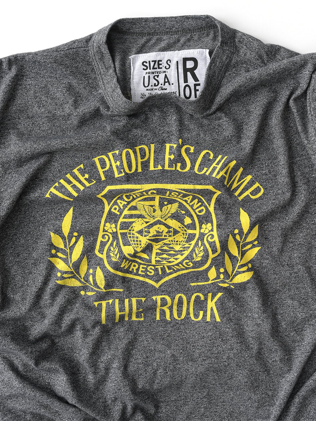 The Rock People's Champ Black Women's Tee - Roots of Fight Canada