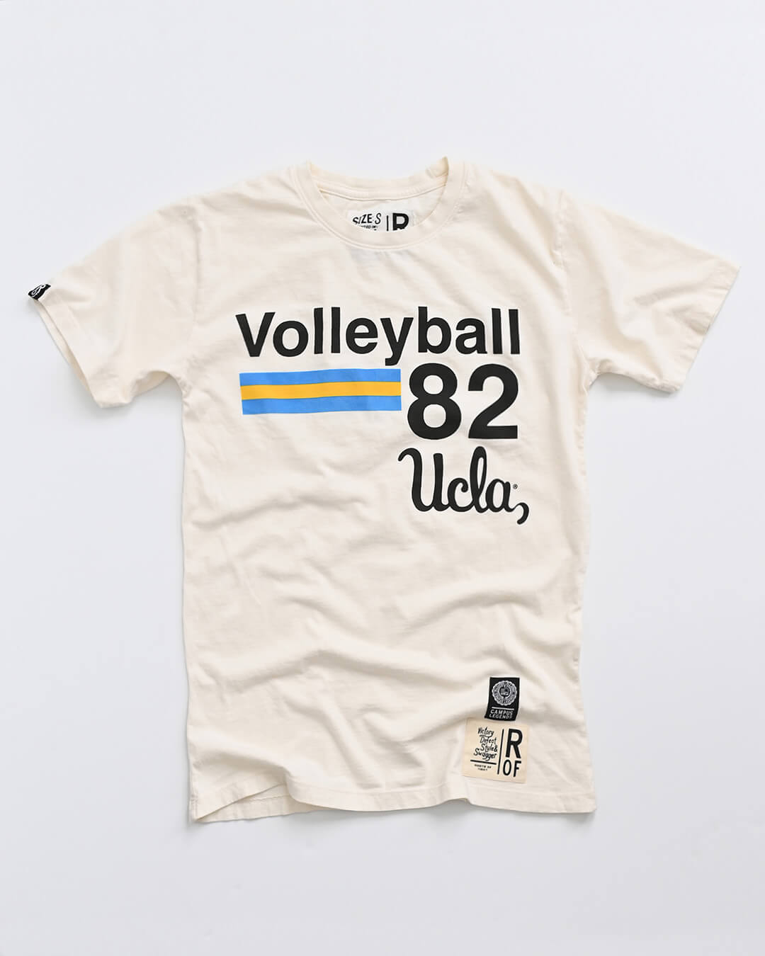 UCLA - 1982 Volleyball White Tee - Roots of Fight Canada