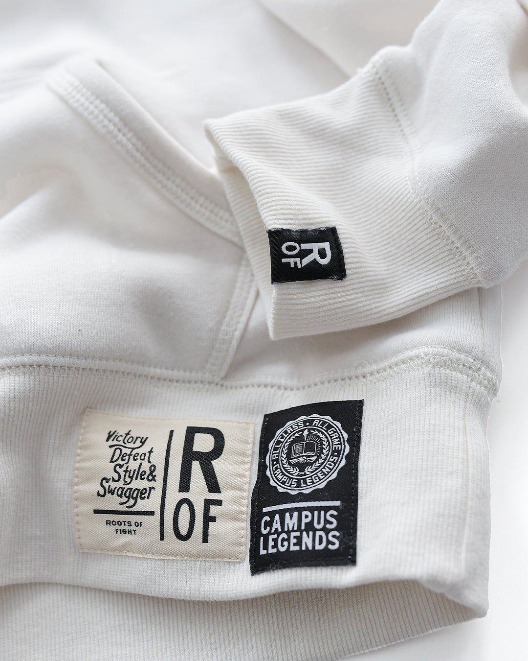 UCLA - Jackie Robinson 4 - Sport Icon White PO Hoody - Roots of Fight Canada