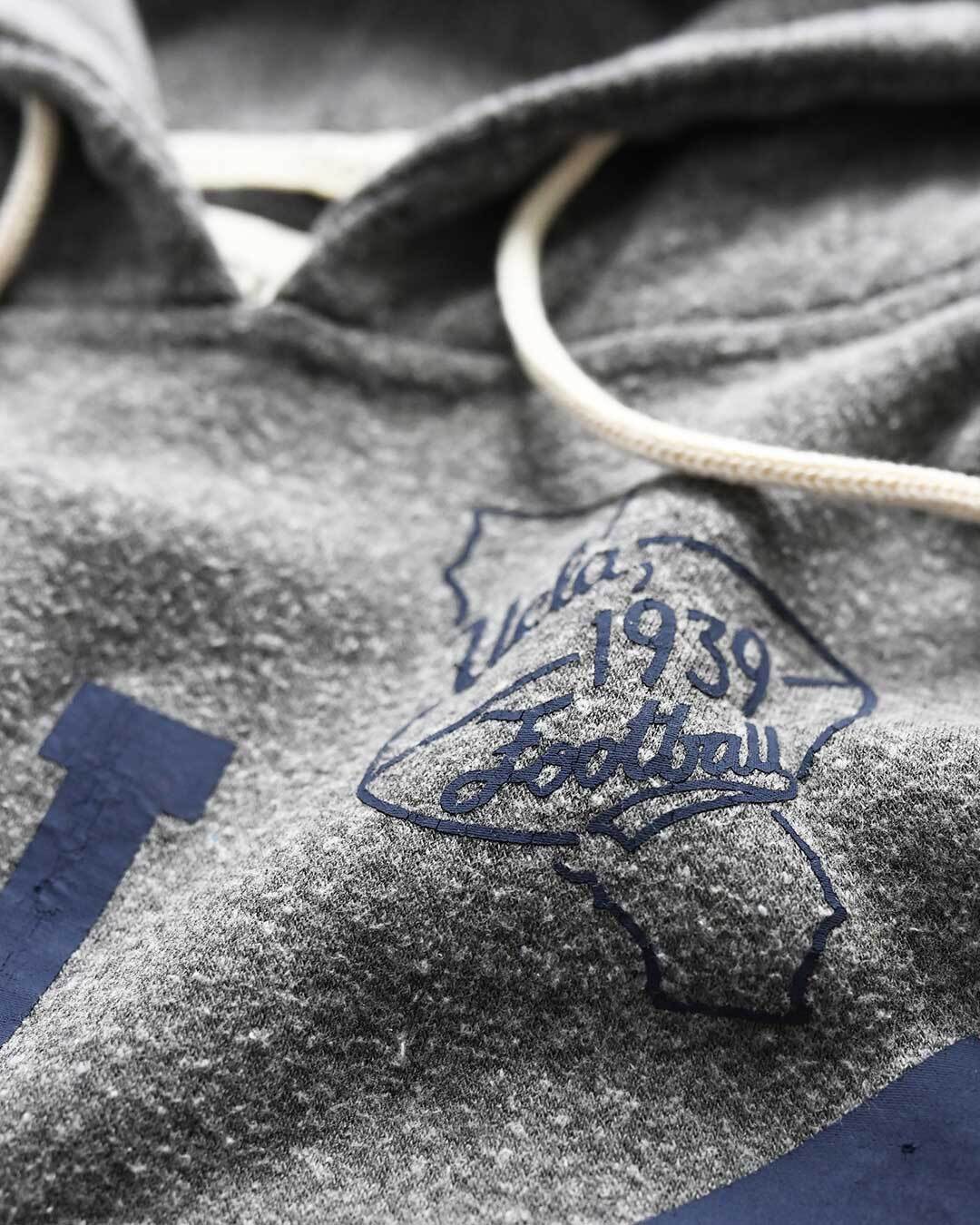 UCLA - JR &#39;39 Football Grey PO Hoody - Roots of Fight Canada