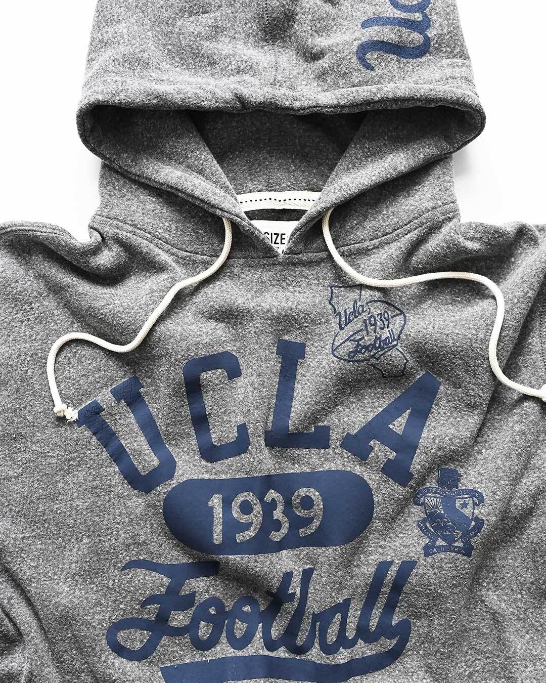 UCLA - JR &#39;39 Football Grey PO Hoody - Roots of Fight Canada