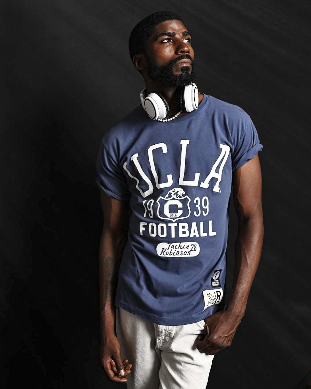 UCLA - JR &#39;39 Football Navy Tee - Roots of Fight Canada