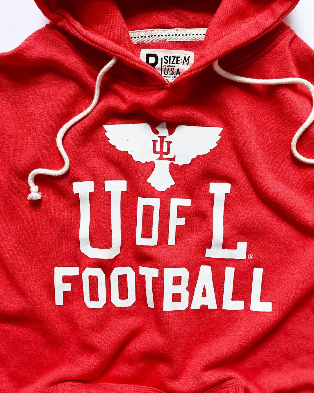 UofL - Ali Football Red PO Hoody - Roots of Fight Canada