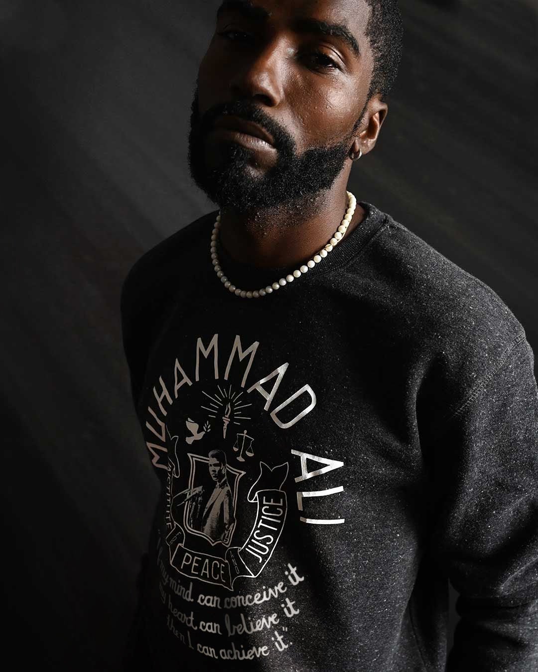 UofL - Ali Louisville Black Sweatshirt - Roots of Fight Canada