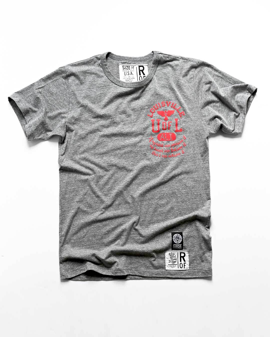 UofL - Ali Louisville Grey Tee - Roots of Fight Canada