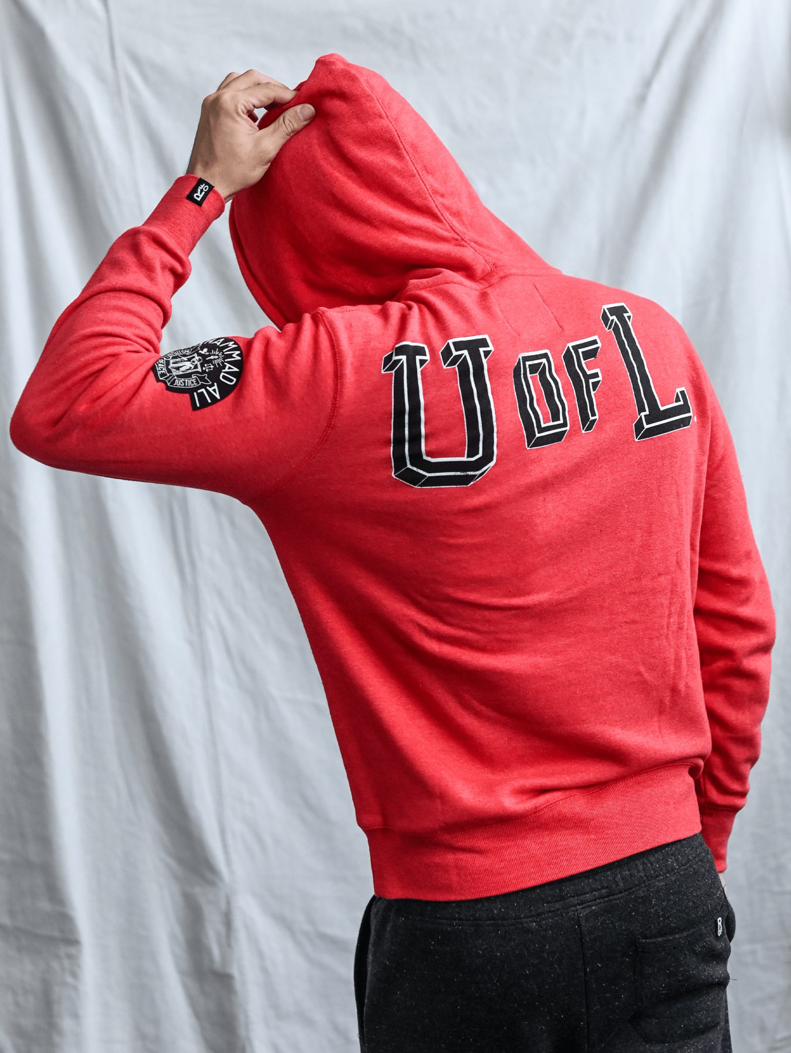 UofL - Ali Peace & Justice Red PO Hoody - Roots of Fight Canada