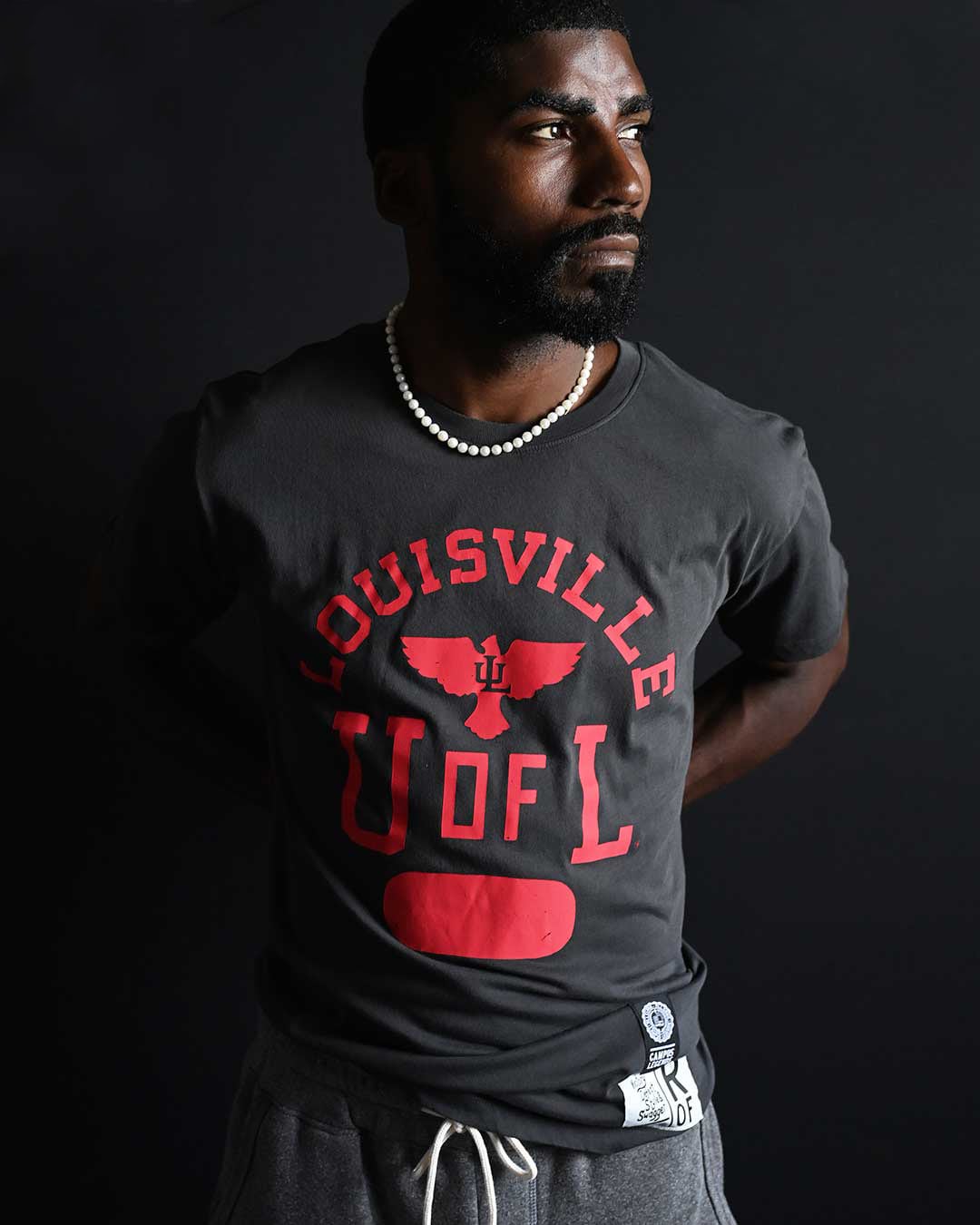 UofL - Louisville Black Tee - Roots of Fight Canada