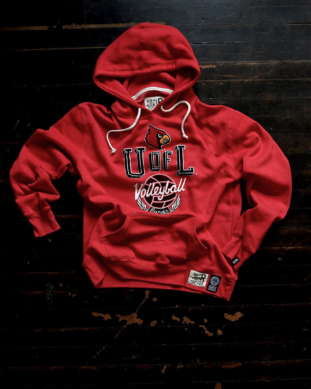 UofL - Louisville Volleyball Red PO Hoody - Roots of Fight Canada