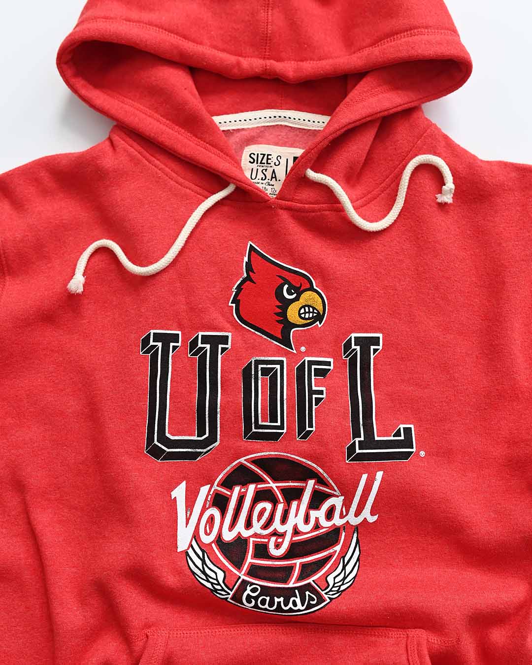 UofL - Louisville Volleyball Red PO Hoody - Roots of Fight Canada