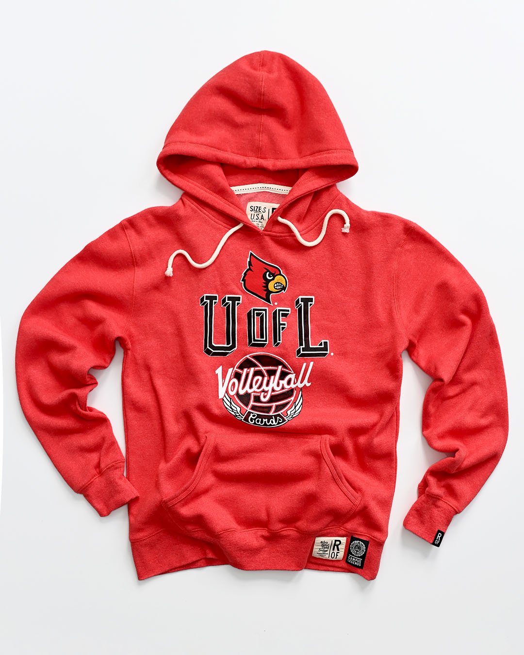 UofL - Louisville Volleyball Red PO Hoody - Roots of Fight Canada