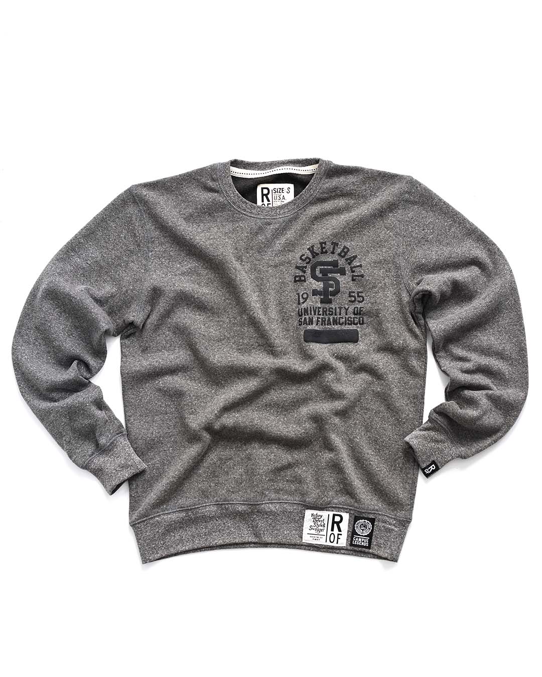 USF - Basketball '55 Grey Sweatshirt - Roots of Fight Canada
