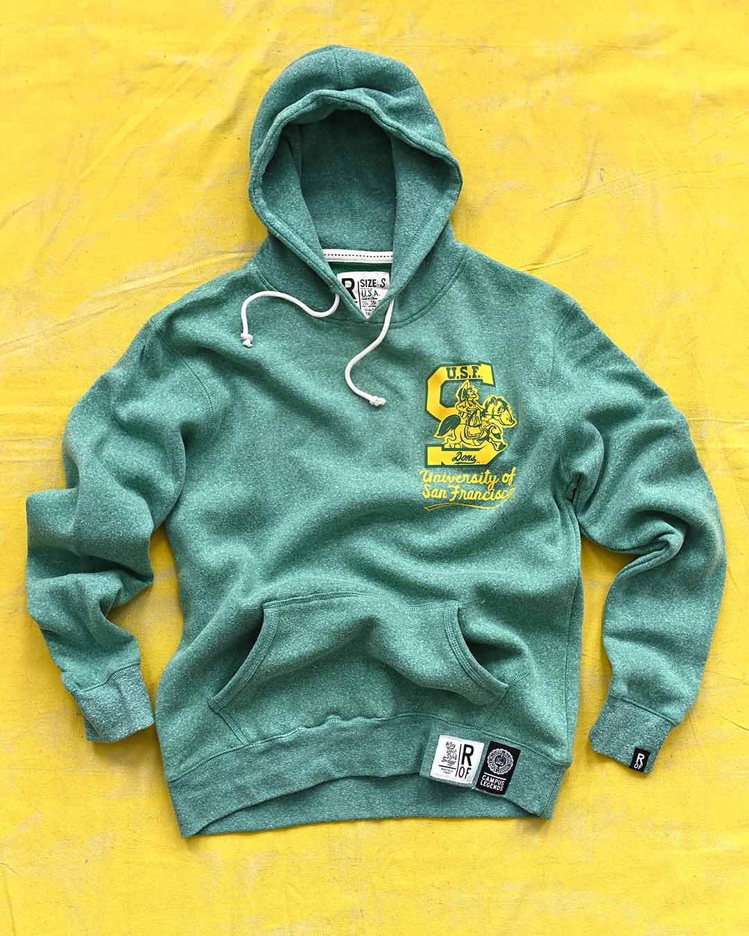 USF - San Francisco Dons Green Hoody - Roots of Fight Canada