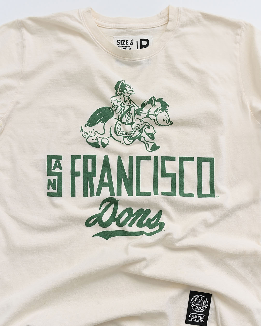 USF - San Francisco Dons White Tee - Roots of Fight Canada