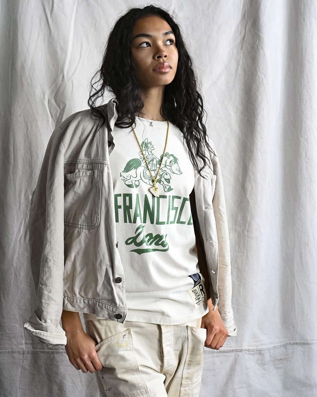 USF - San Francisco Dons White Tee - Roots of Fight Canada