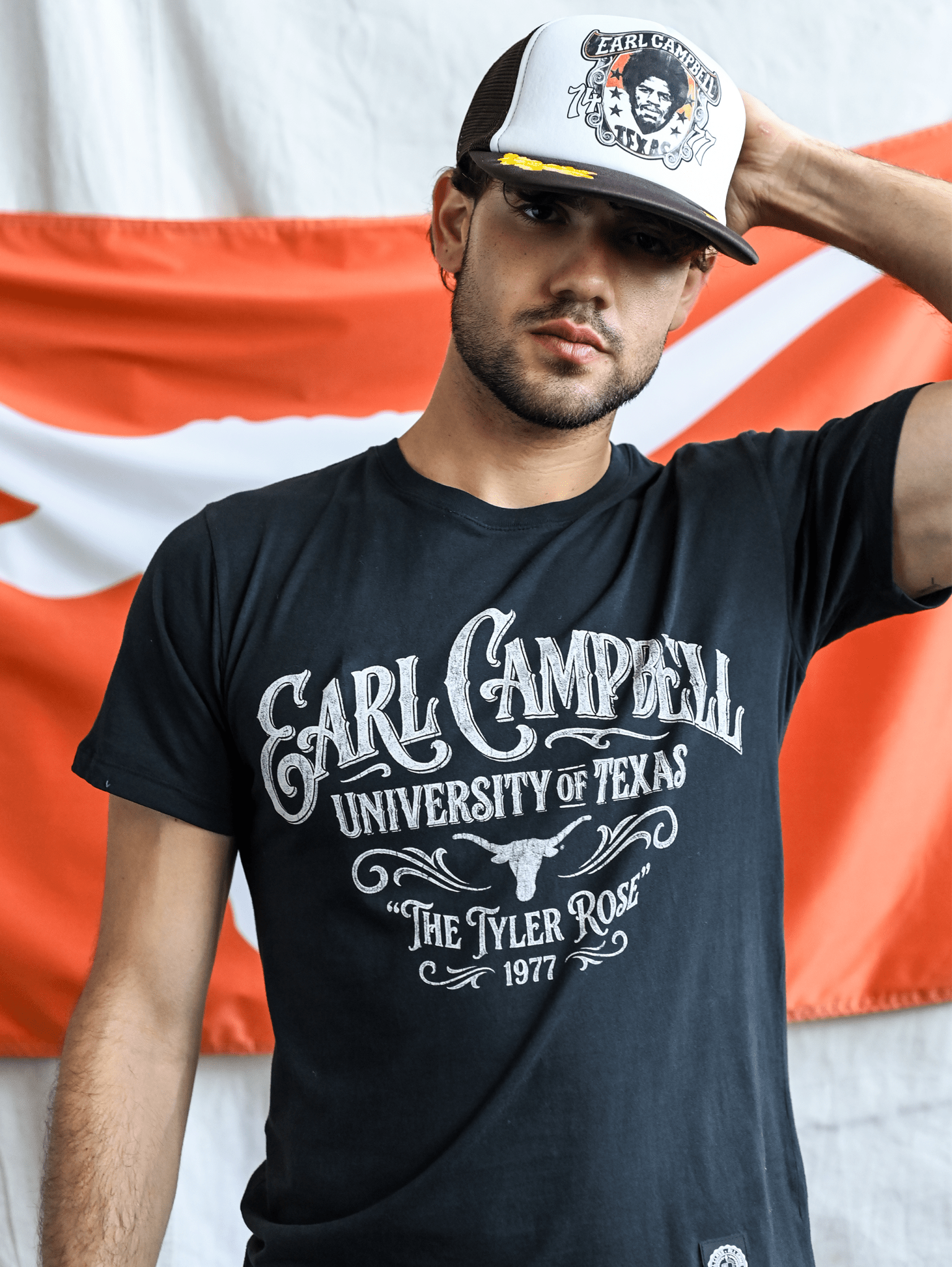 UT - Earl Campbell Longhorn Legacy Trucker Hat - Roots of Fight Canada