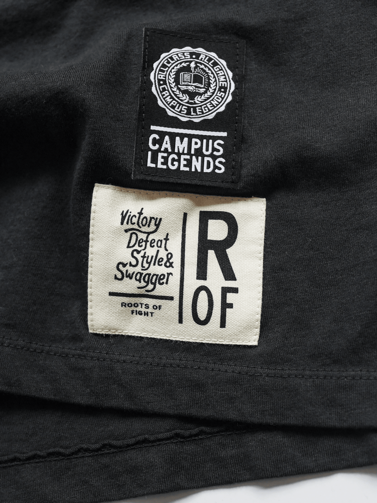 UT - Earl Campbell The Tyler Rose Black Tee - Roots of Fight Canada