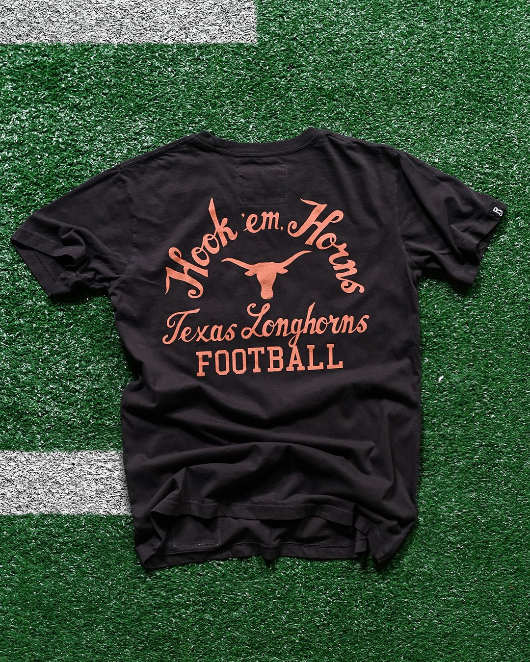 UT - Ricky Williams 34 Horns Football Black Tee - Roots of Fight Canada