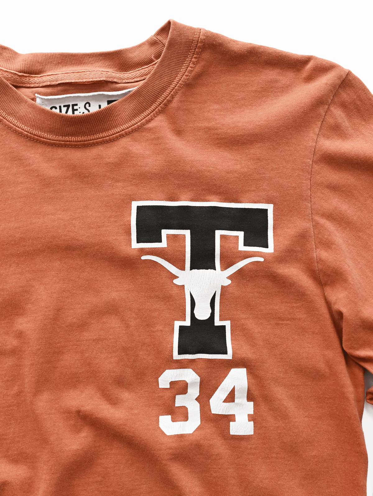 UT - Ricky Williams 34 Orange Long Sleeve Tee - Roots of Fight Canada