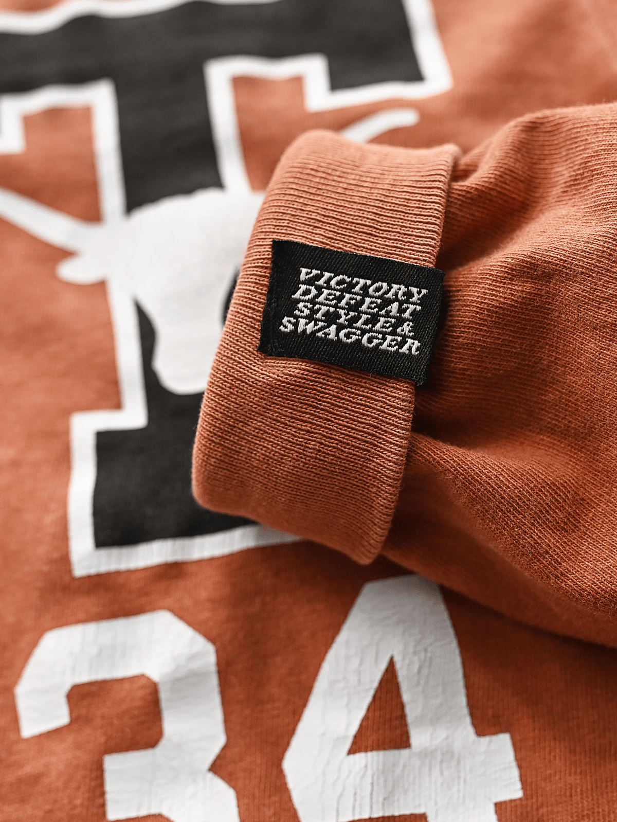 UT - Ricky Williams 34 Orange Long Sleeve Tee - Roots of Fight Canada