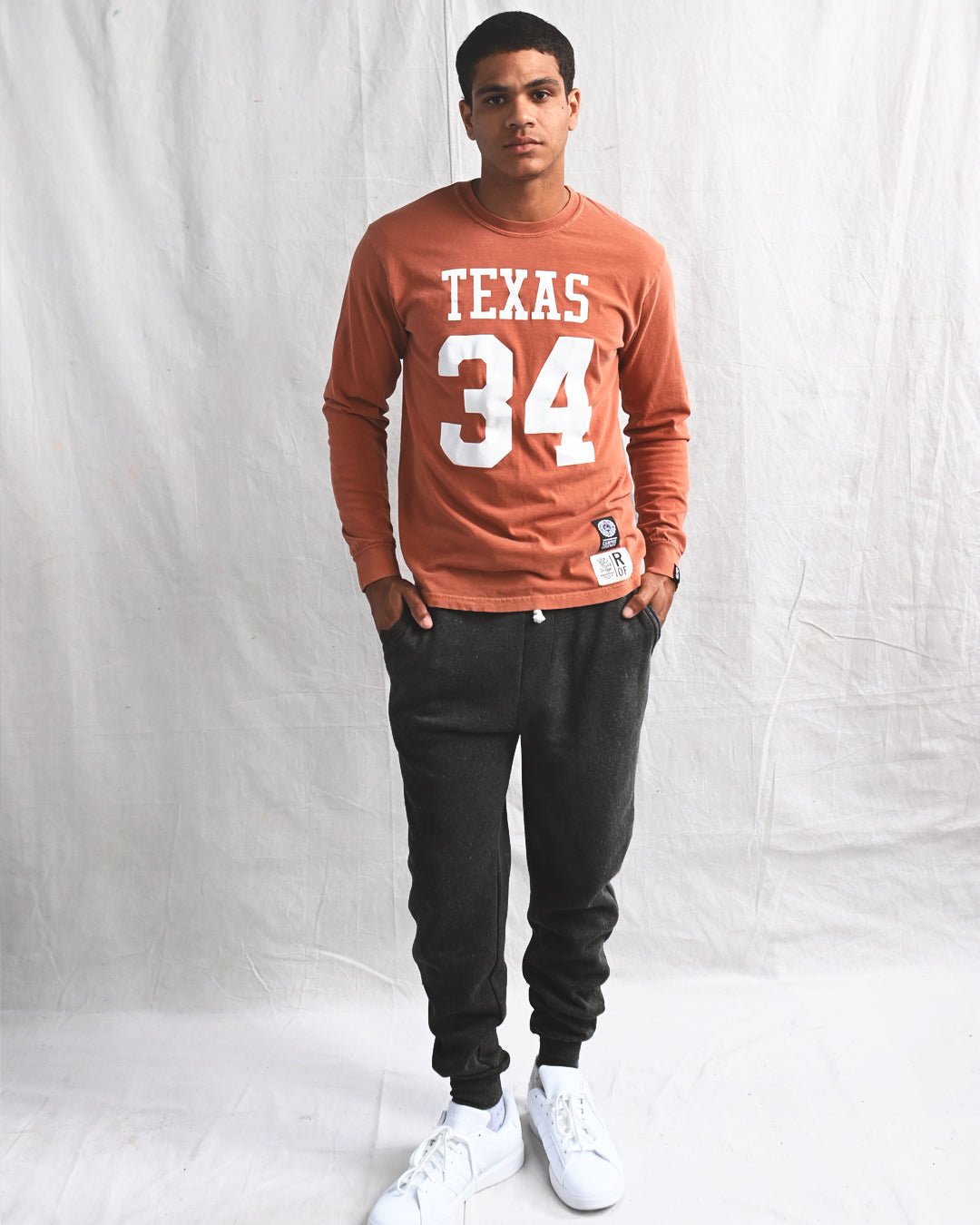 UT - Ricky Williams Texas Footbal Orange Long Sleeve Tee - Roots of Fight Canada