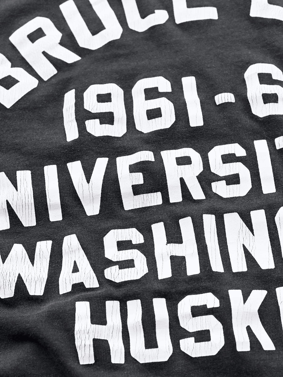 UW - Bruce Lee 1961 Charcoal Long Sleeve Tee - Roots of Fight Canada