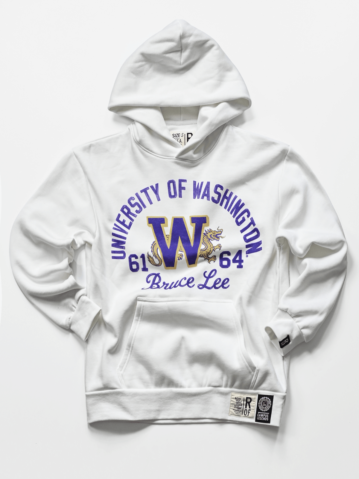 UW - Bruce Lee Campus Legend Heavyweight PO Hoody - Roots of Fight Canada
