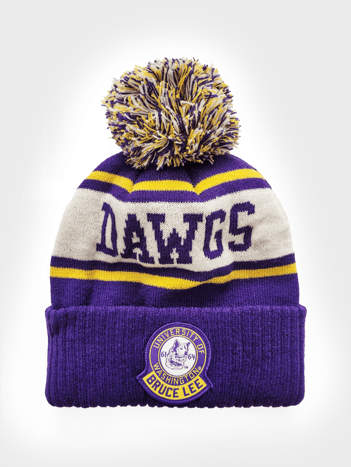 UW – Bruce Lee Dawgs Pom Pom Beanie - Roots of Fight Canada