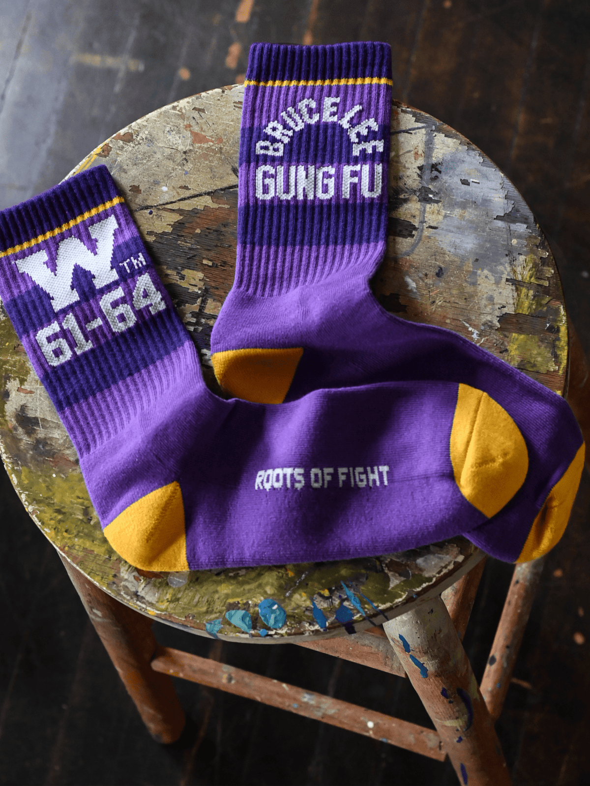 UW - Bruce Lee Gung Fu Socks - Roots of Fight Canada