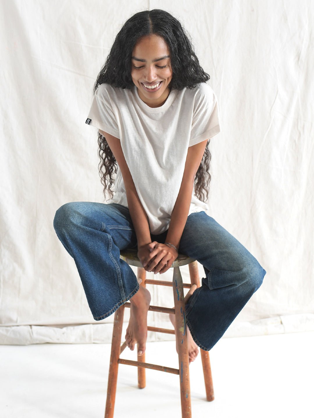 Vintage White Women's Triblend Tee - Roots of Fight Canada