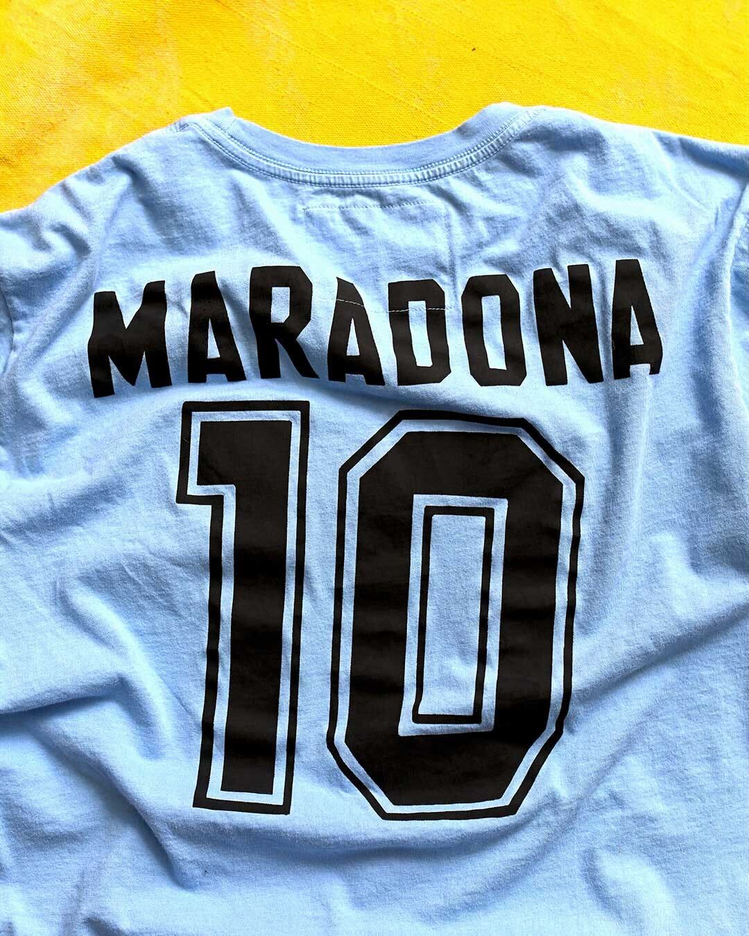 Maradona #10 Sky Blue Tee