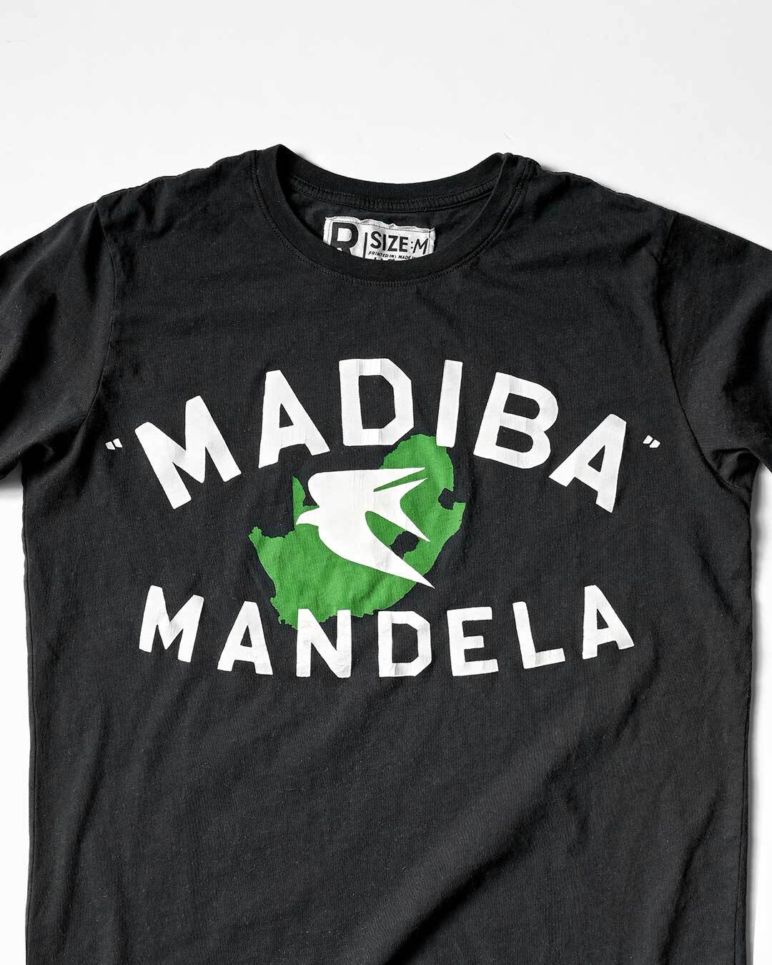 BHT - Mandela 'Madiba' Black Tee
