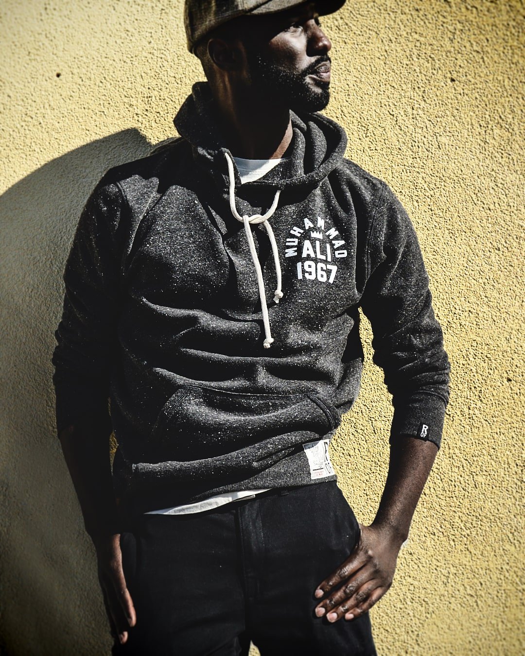 Ali 1967 Fight Quote Black PO Hoody - Roots of Fight