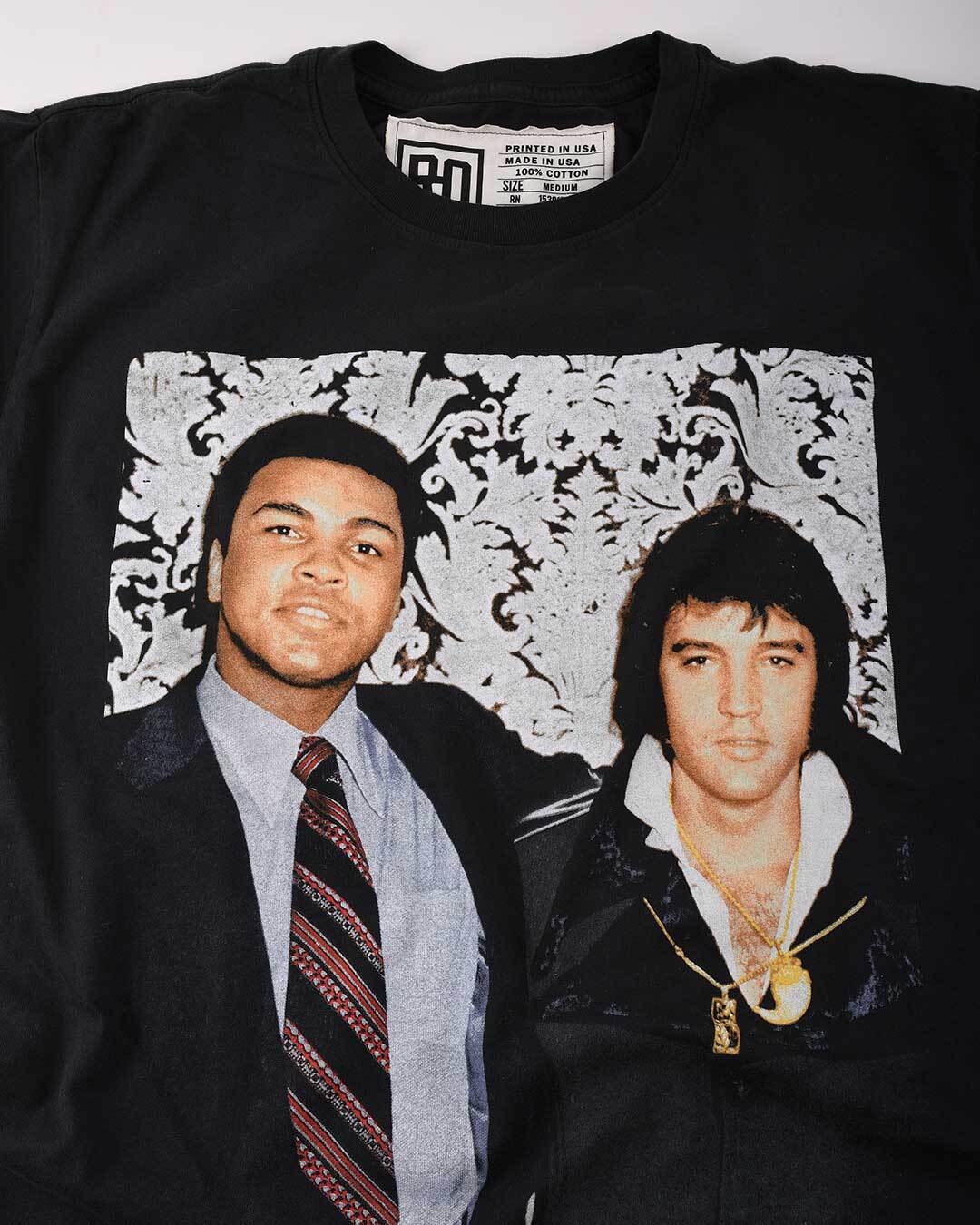 Ali &amp; Elvis Photo Portrait Tee - Roots of Fight