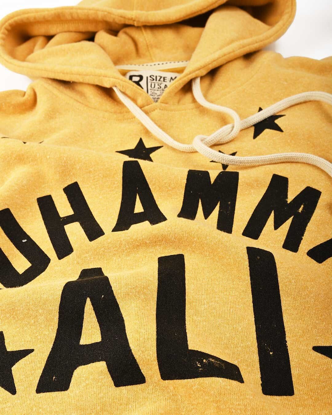 Ali Float Quote Yellow PO Hoody - Roots of Fight Canada