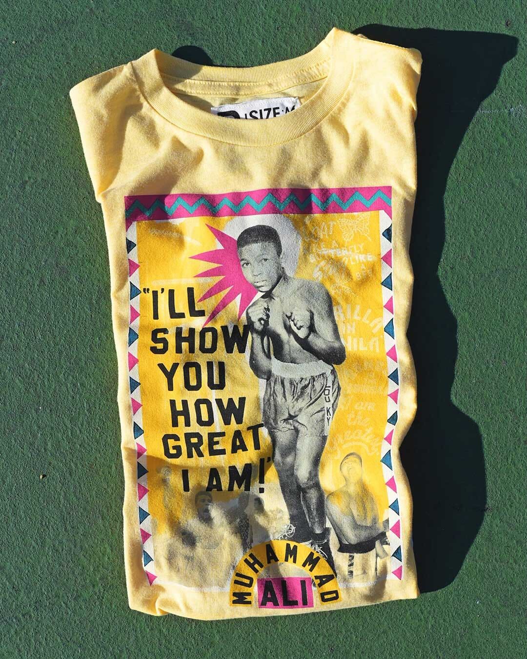 Ali Photo Yellow Kid&#39;s Tee - Roots of Fight Canada