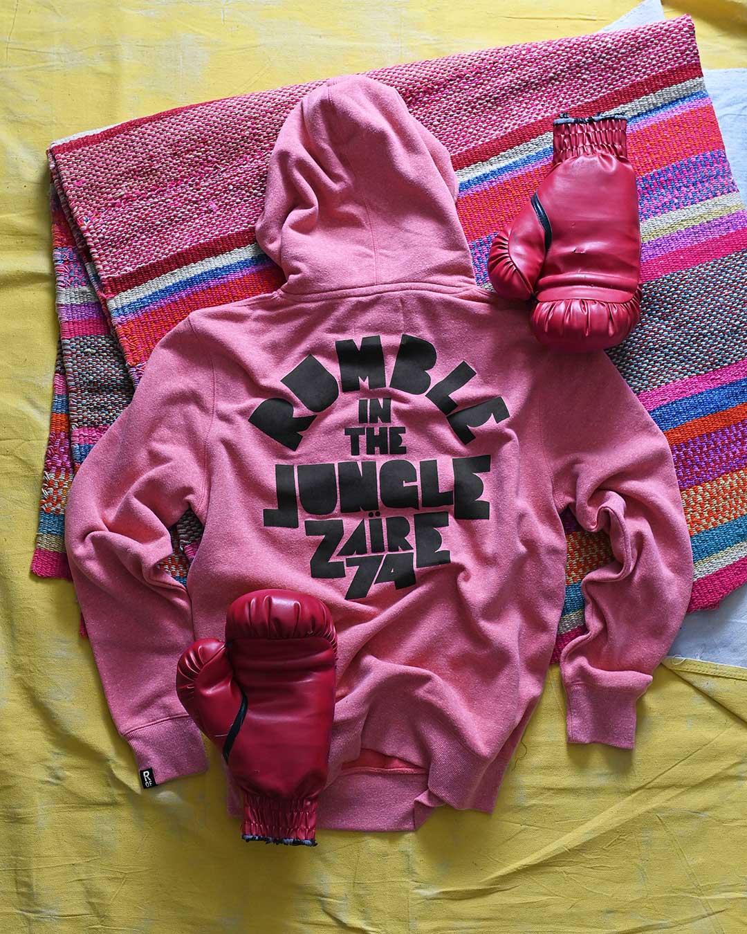 Ali Rumble in the Jungle Pink Hoody - Roots of Fight Canada