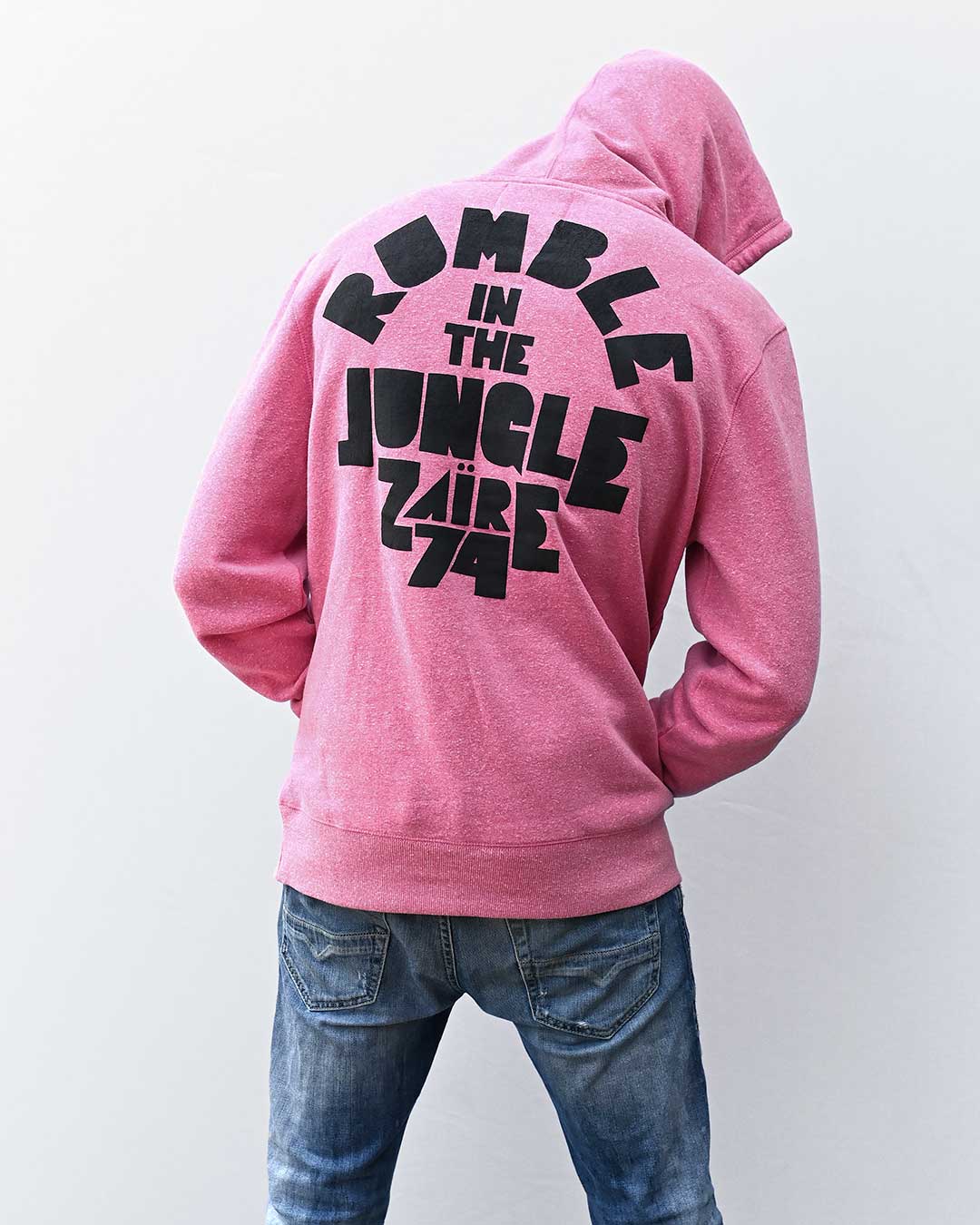 Ali Rumble in the Jungle Pink Hoody - Roots of Fight Canada