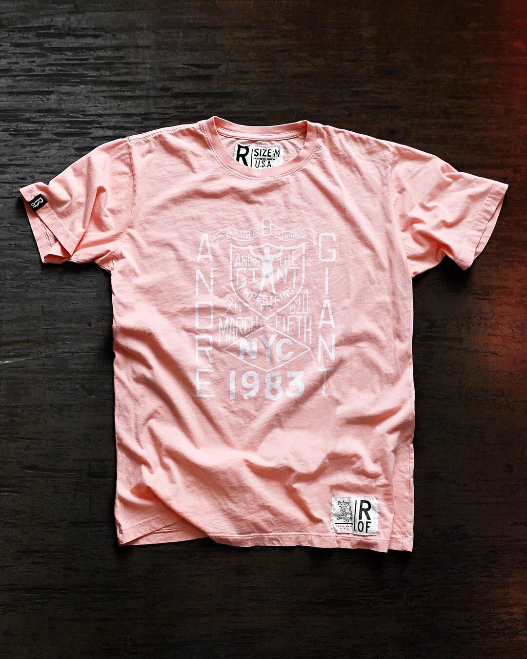 Andre The Giant 1983 Coral Tee - Roots of Fight Canada