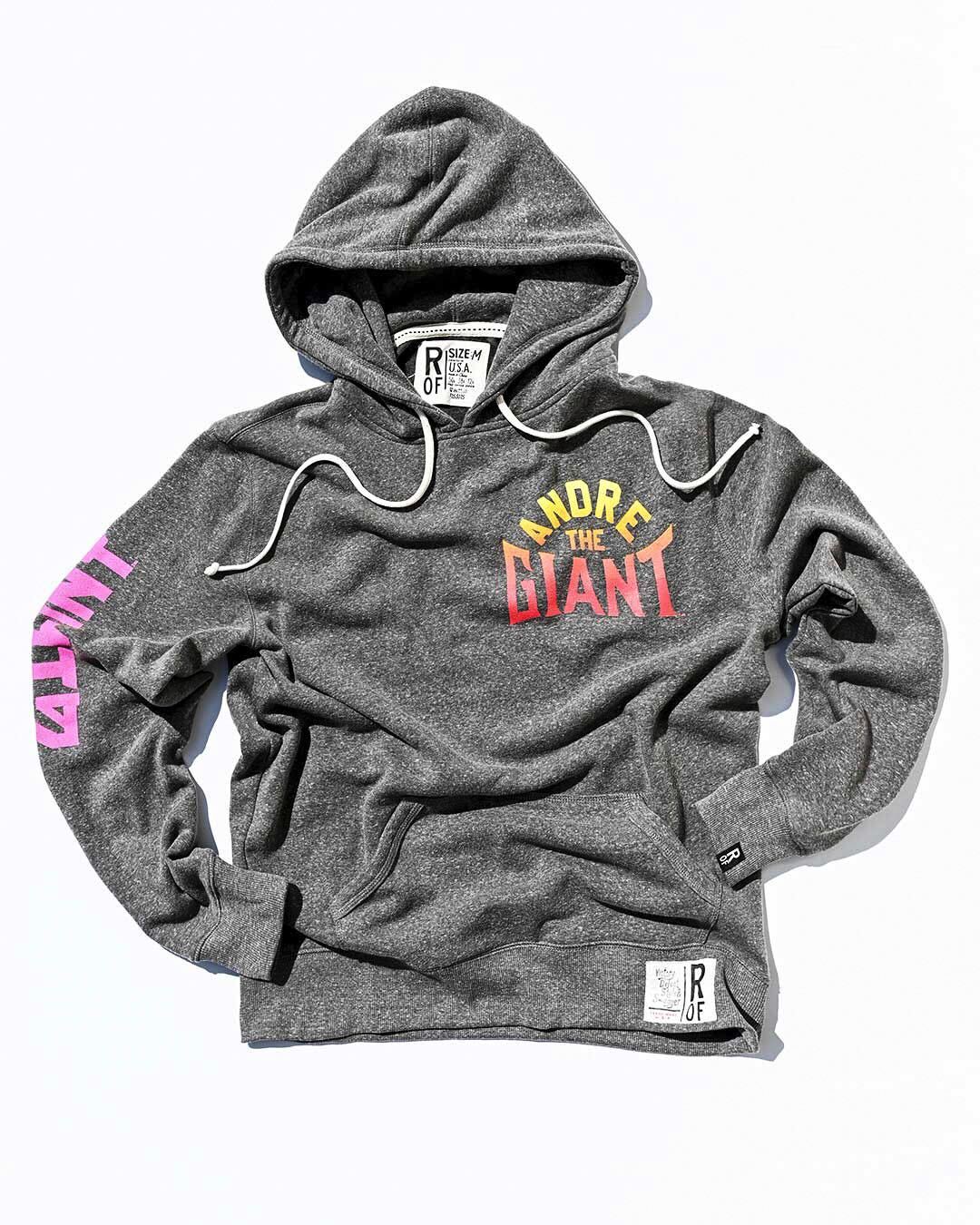 Andre the Giant Sunset Grey PO Hoody - Roots of Fight Canada
