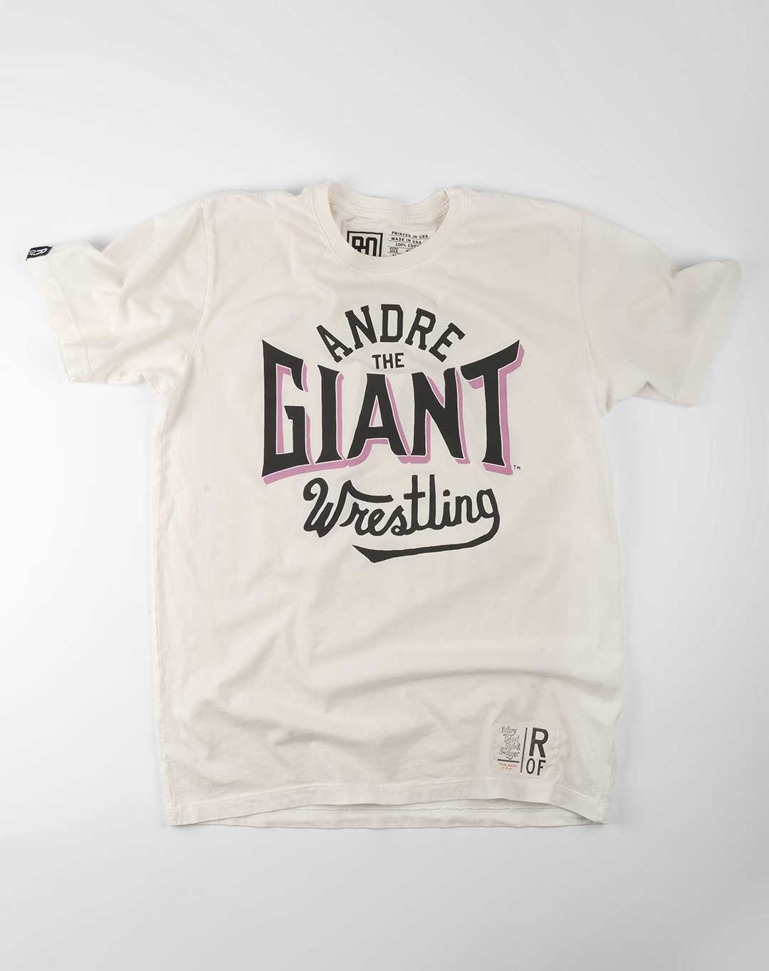 Andre the Giant Wrestling White Tee - Roots of Fight Canada