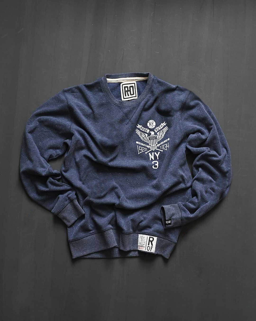 Babe Ruth 1920-1934 NY Navy Sweatshirt - Roots of Fight Canada