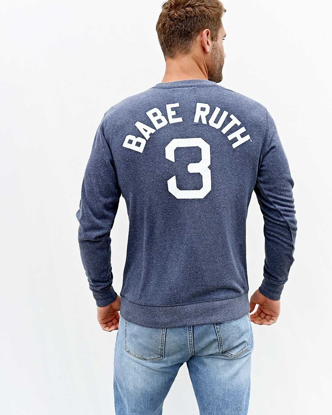 Babe Ruth 1920-1934 NY Navy Sweatshirt - Roots of Fight Canada