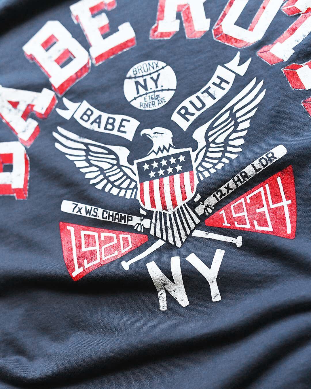 Babe Ruth 1920-1934 NY Navy Tee - Roots of Fight Canada