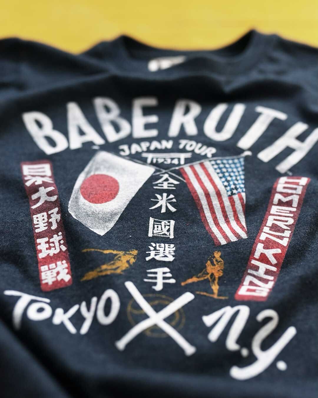 Babe Ruth Tokyo X NY Navy Kid&#39;s Tee - Roots of Fight Canada