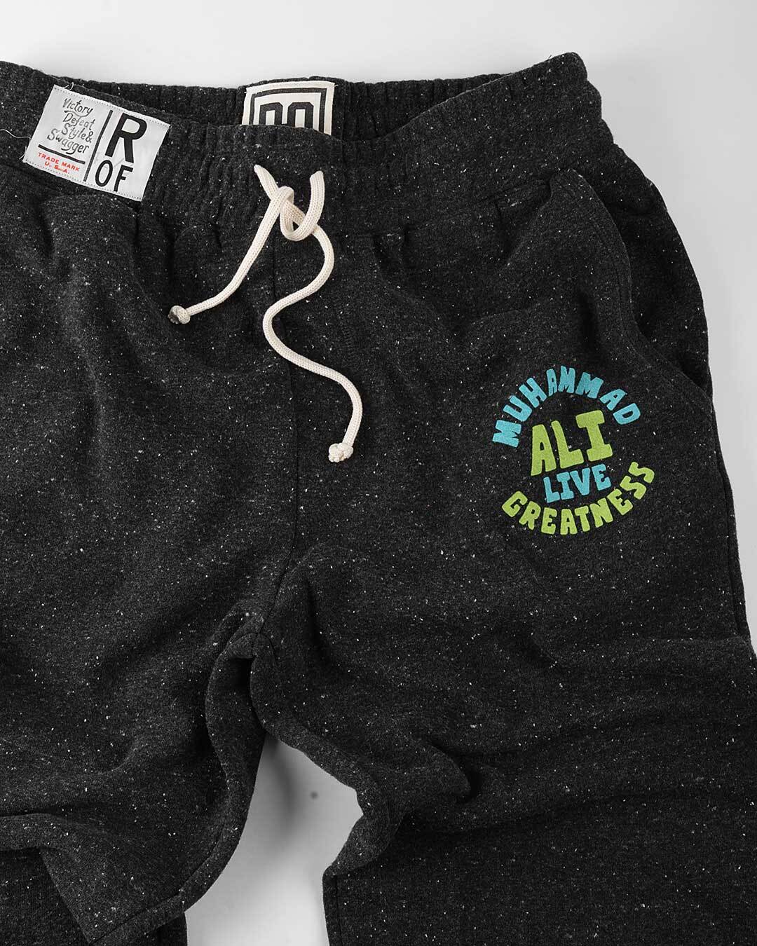 BHT - Ali 'Live Greatness' Black Sweatpants - Roots of Fight Canada