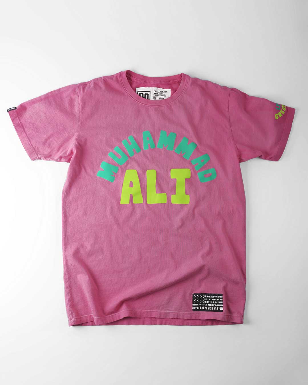 BHT - Ali &#39;Live Greatness&#39; Pink Tee - Roots of Fight Canada
