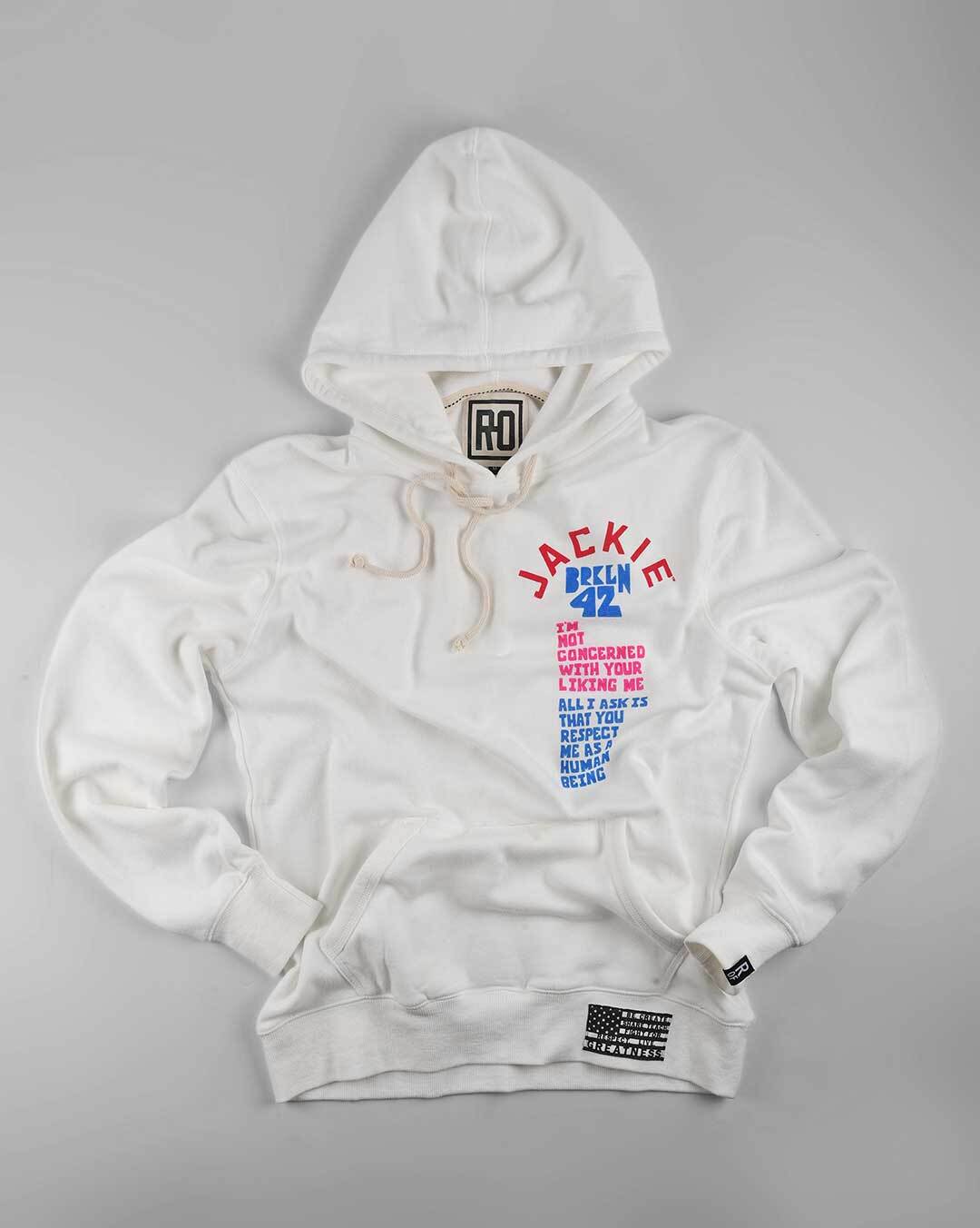 BHT - Jackie Robinson Ivory PO Hoody - Roots of Fight Canada